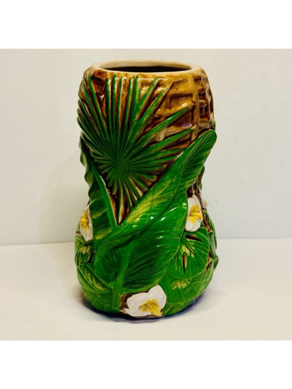 Skrewball Peanut Butter Whiskey Tiki Mug Large 6.5" Height Tropical Floral - Picture 5 of 12